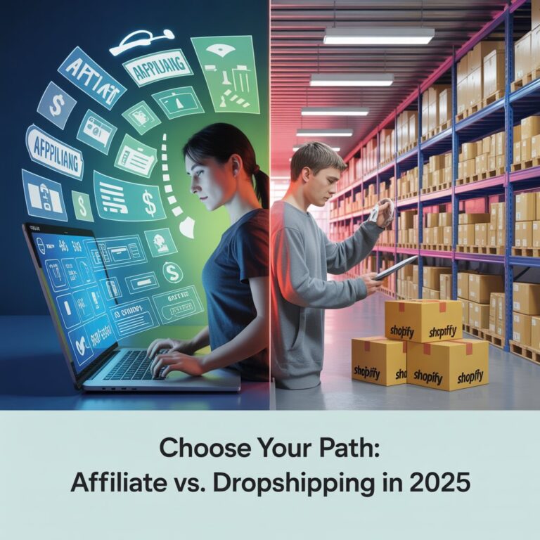 Affiliate Marketing vs Dropshipping: Which Is Better in 2025?