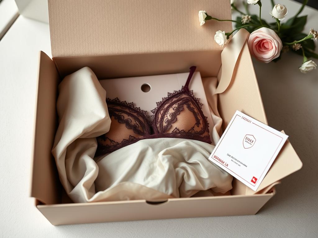 Diskrete Verpackung für das Lingerie Probeangebot - try women's lingerie Diskrete Verpackung für das Lingerie Probeangebot - try women's lingerie