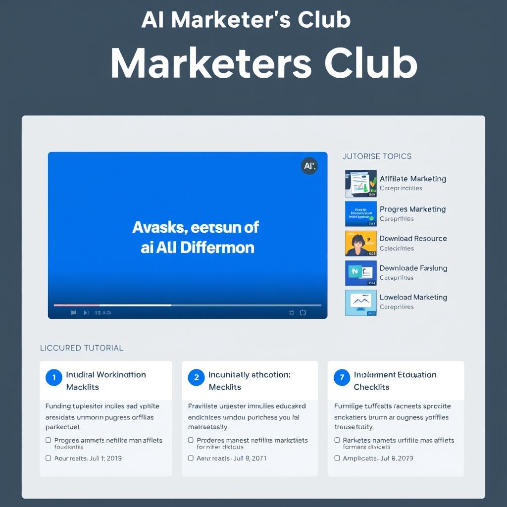 Video tutorials showing AI affiliate marketing strategies Video tutorials showing AI affiliate marketing strategies