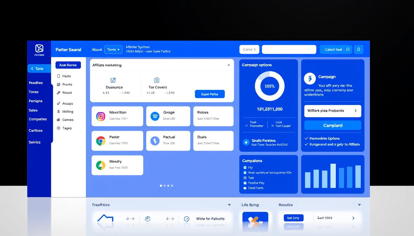 Millionaire Partner System dashboard showing the affiliate marketing platform interface