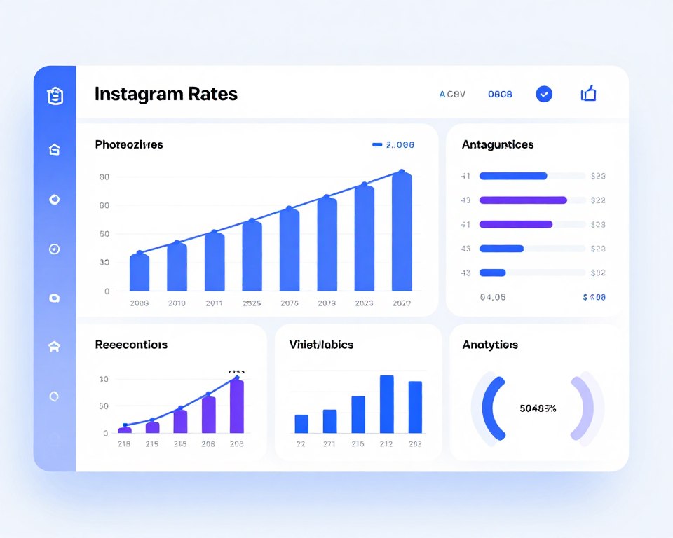 Instagram engagement metrics dashboard showing post performance with high engagement rates and viral growth statistics